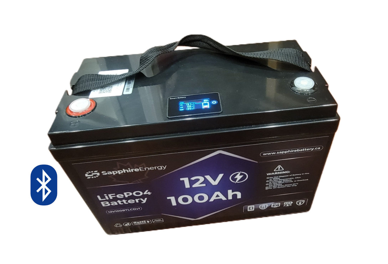12.8V 100Ah SMART LiFePO4 Battery