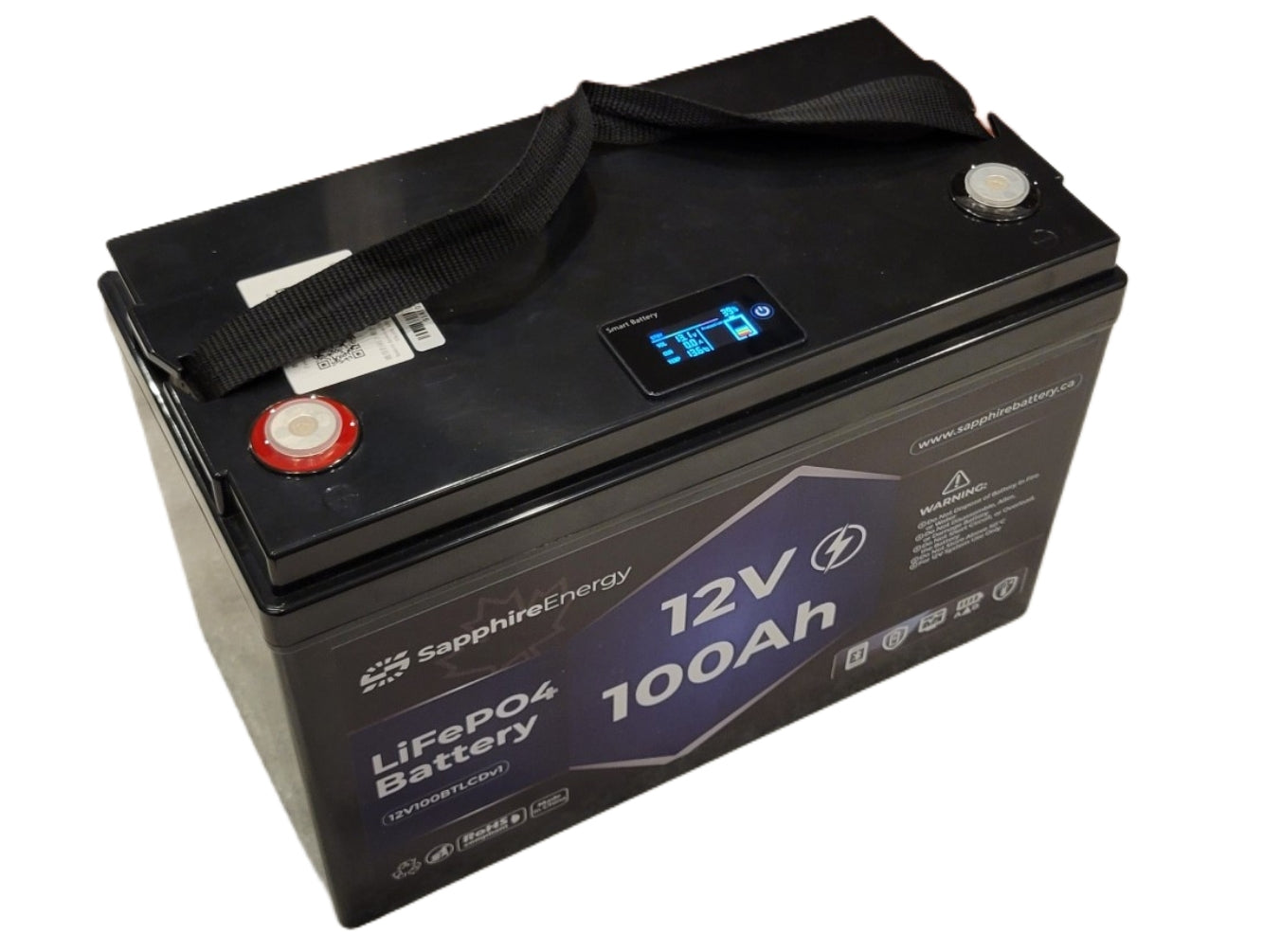 12.8V 100Ah SMART LiFePO4 Battery