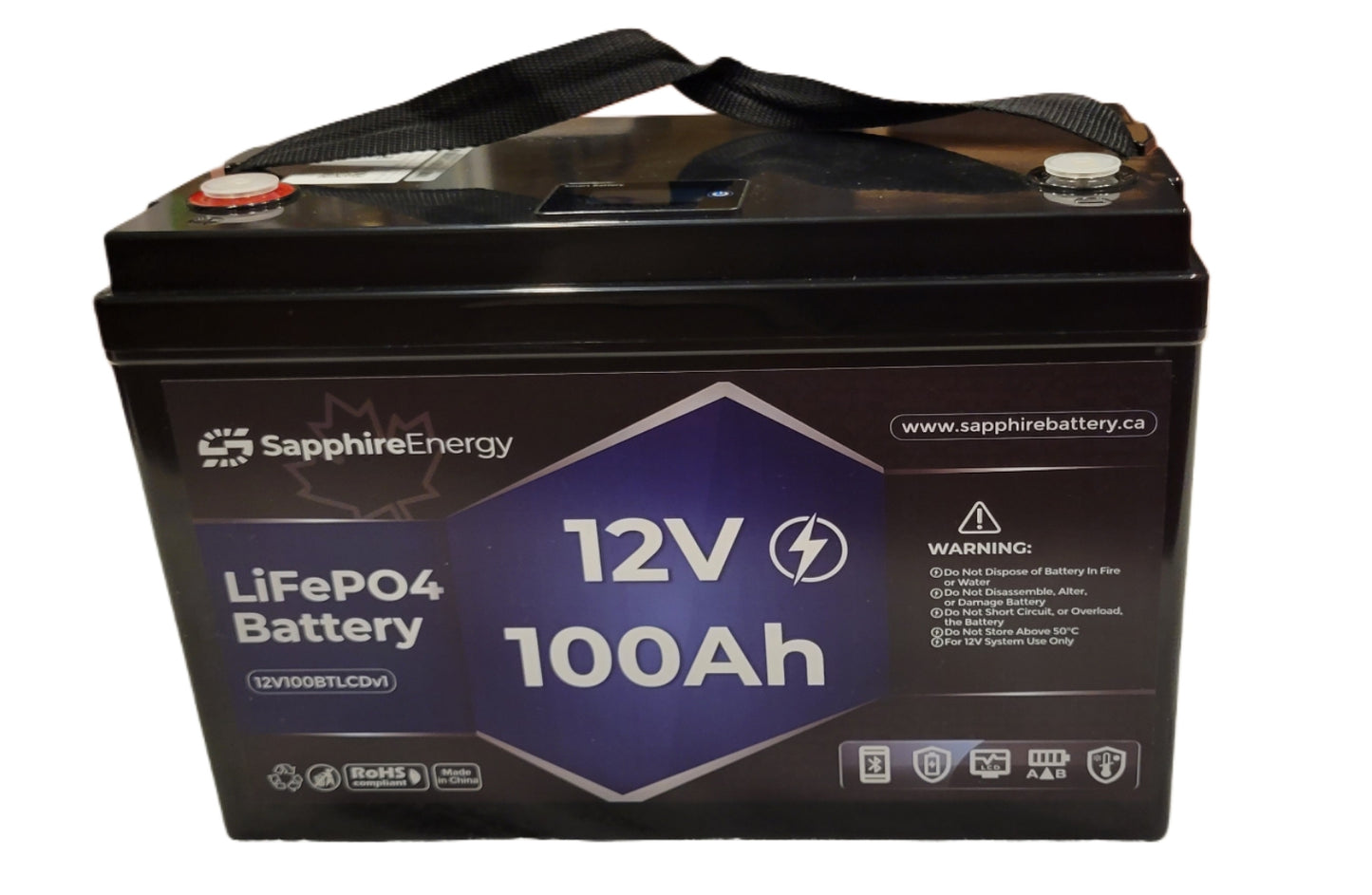 12.8V 100Ah SMART LiFePO4 Battery