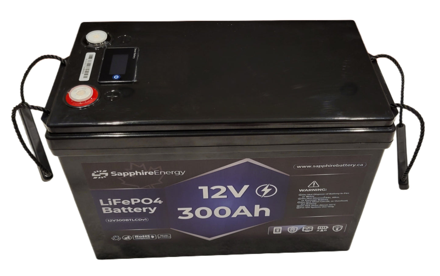12.8V 300Ah SMART LiFePO4 Battery