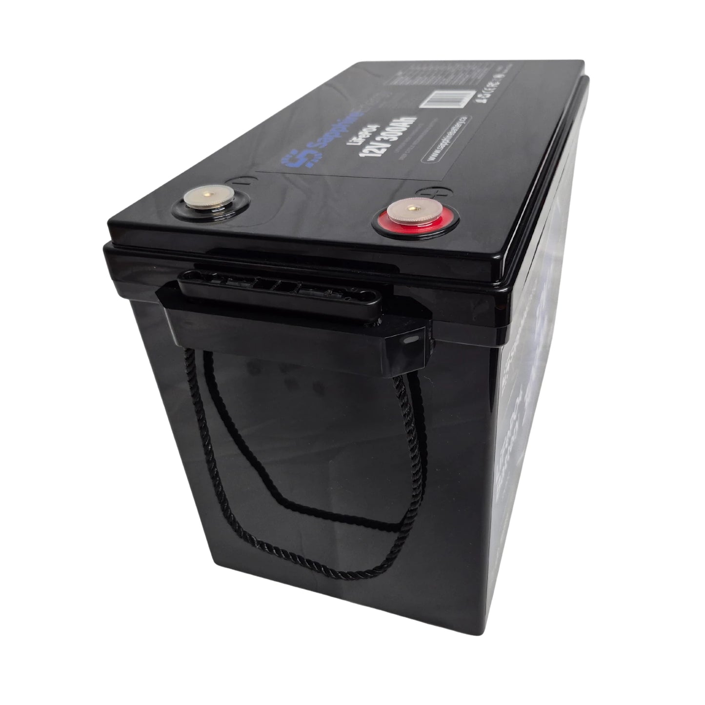 12 Volt 300Ah 150A BMS Lithium Battery LiFePO4 with carry handles