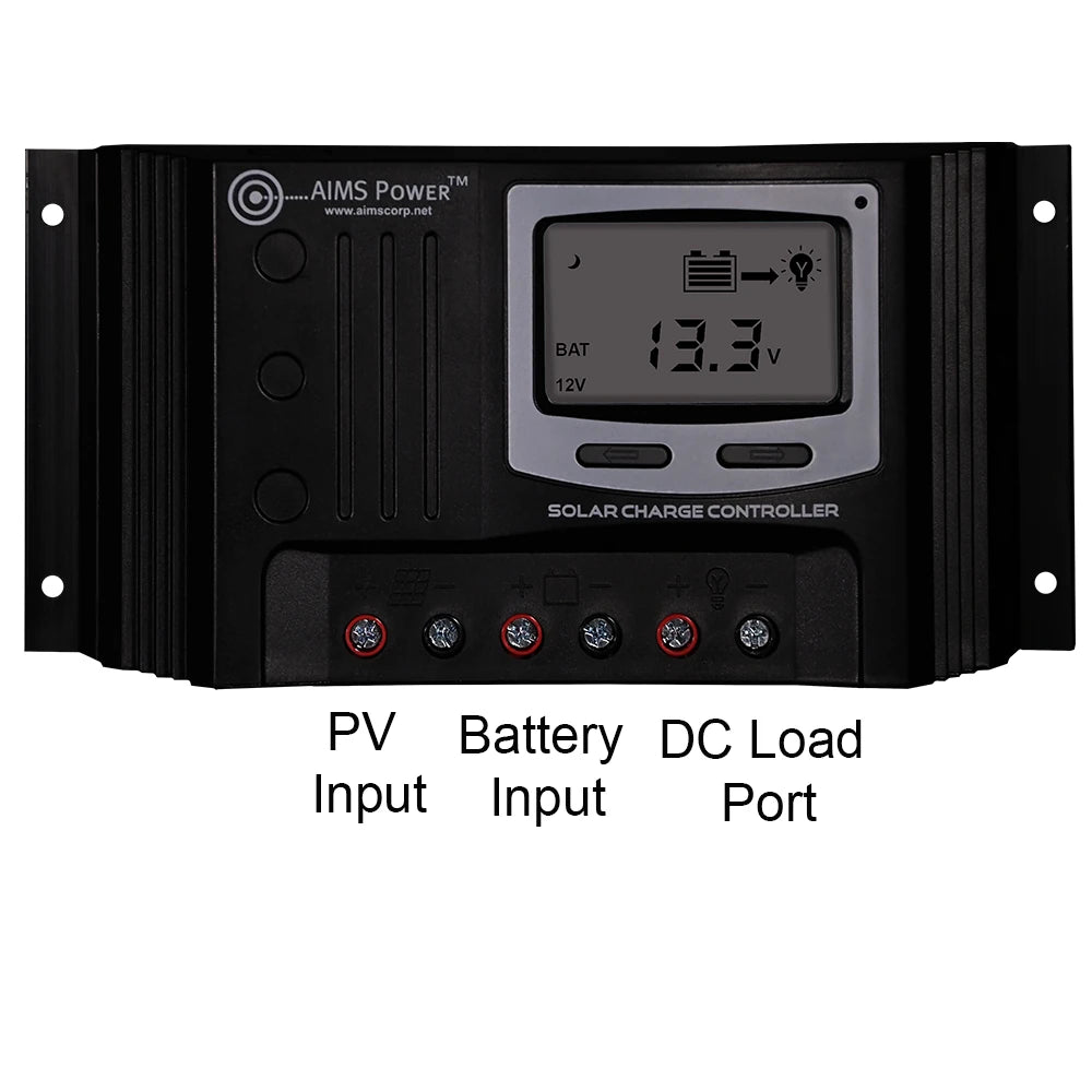 30 Amp Solar Charge Controller - 12/24 Volt Lithium Compatible