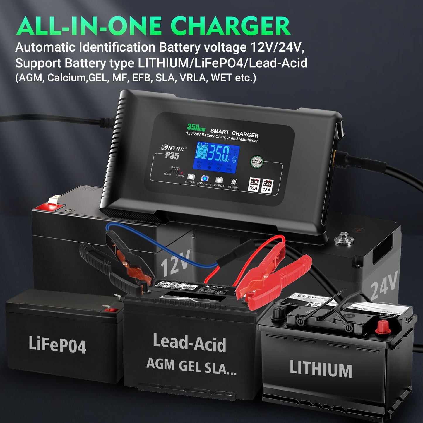 35A SMART Battery Charger