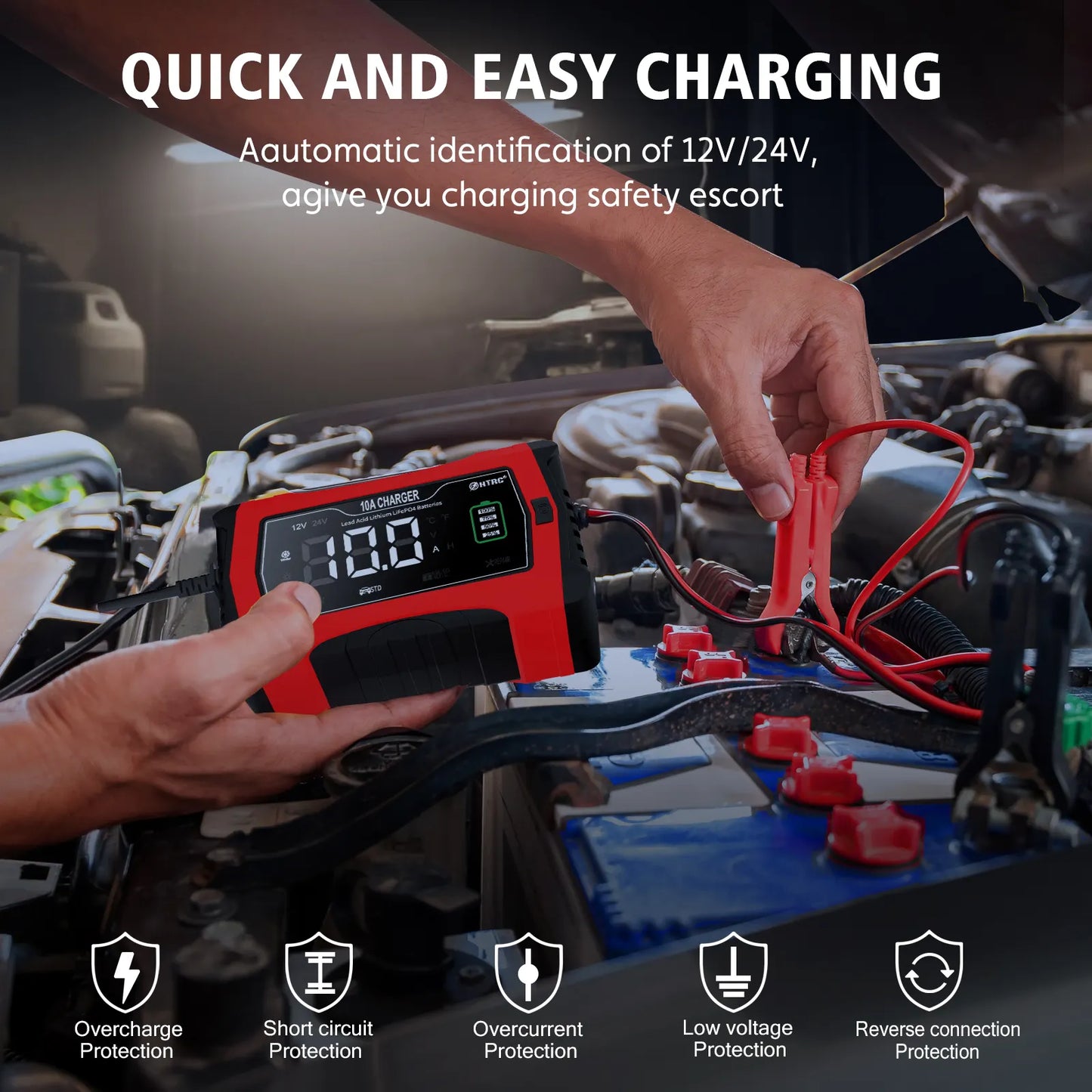 10A SMART Battery Charger