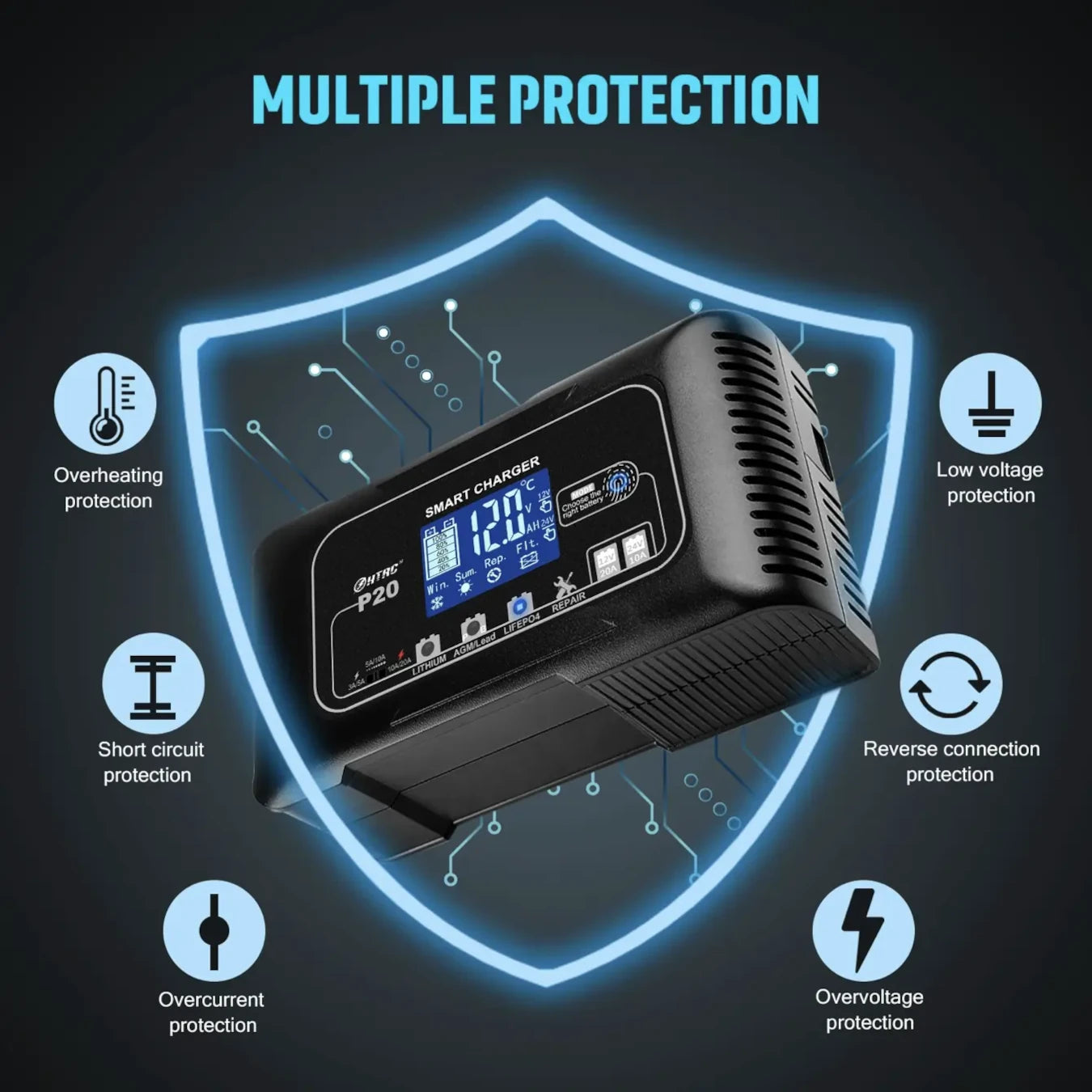 20A SMART Battery Charger