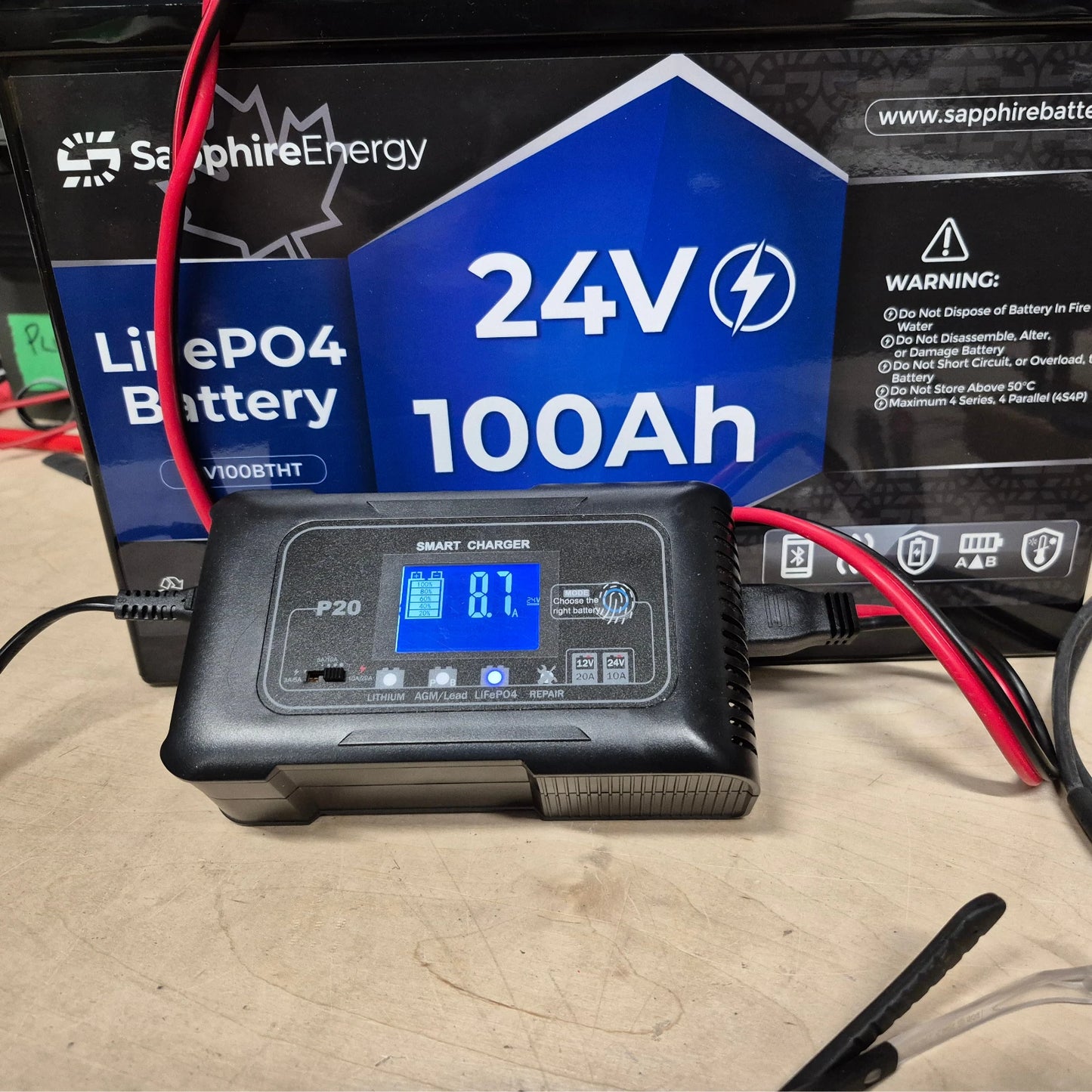 20A SMART Battery Charger