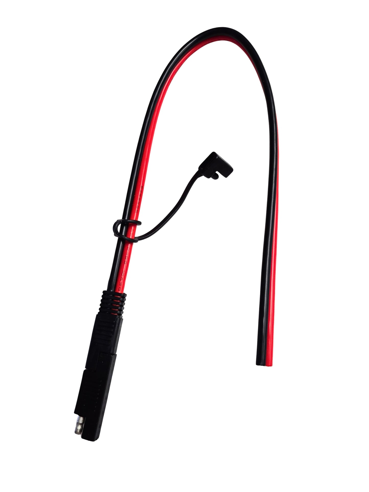 SAE 2 Pin Pigtail w/ Adapter (10 AWG 18")