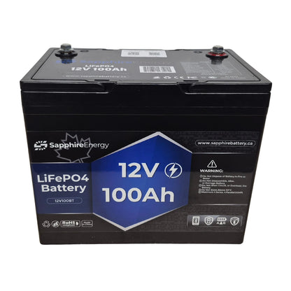 12V 100Ah Bluetooth 5.0 LiFePO4 Battery