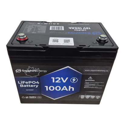12V 100Ah Bluetooth 5.0 LiFePO4 Battery
