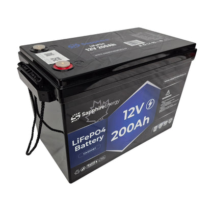 12V 200Ah Bluetooth 5.0 LiFePO4 Battery