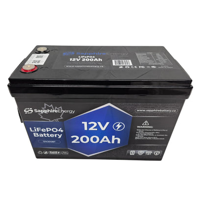 12V 200Ah Bluetooth 5.0 LiFePO4 Battery