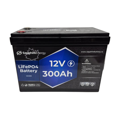 12 Volt 300Ah 150A BMS Lithium Battery LiFePO4