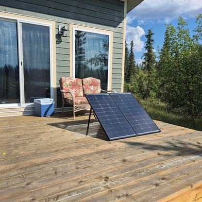 200 Watt Folding Solar Panel Kit w/ MPPT