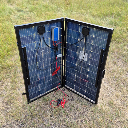 200 Watt Folding Solar Panel Kit w/ MPPT