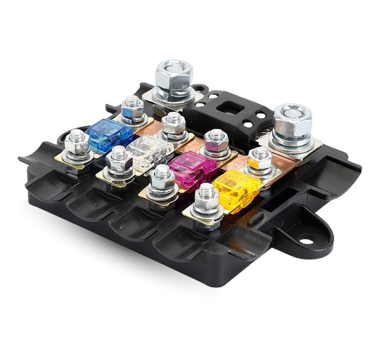 4 MIDI Fuse Distribution Block With 100A Main