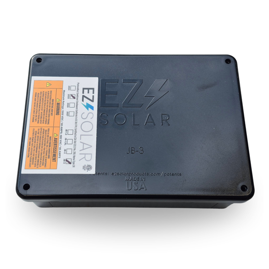 EZ Solar JB-3 Rooftop PV Junction Box, Rail Mount