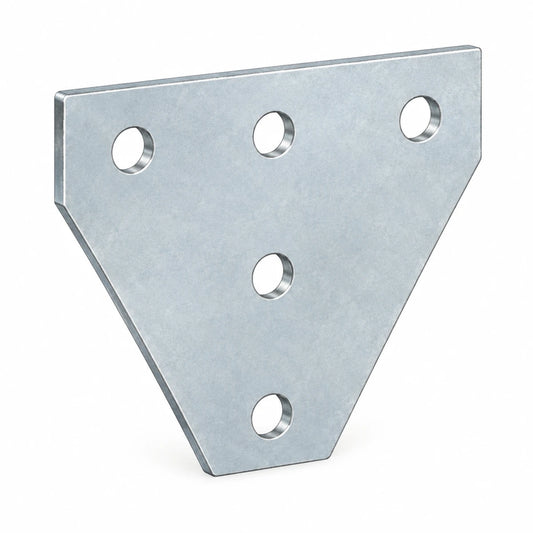 5-Hole Strut Tee Gusset Plate