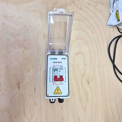 32A Solar Circuit Breaker Box Kit — 2-Pole 500V DC, IP66