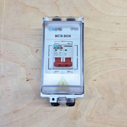 32A Solar Circuit Breaker Box Kit — 2-Pole 500V DC, IP66