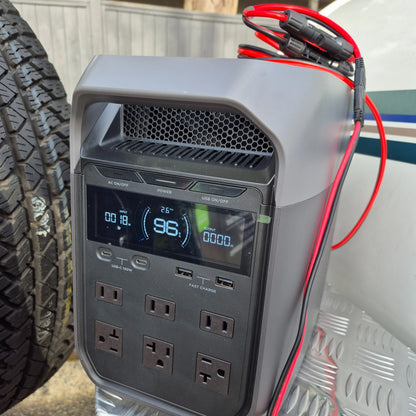 maa❁⃘❀* 　DELTA 2 ポータブル電源とMC4-xt60i-1本 Solar MC4 to XT60i Portable Power Station Cable | Sapphire Energy