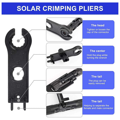 MC4 Solar Crimp Tool Kit – PV Connector Assembly Kit