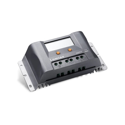 Lumiax 15A MPPT Solar controller on white background
