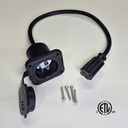 15A 125V Generator Power Inlet