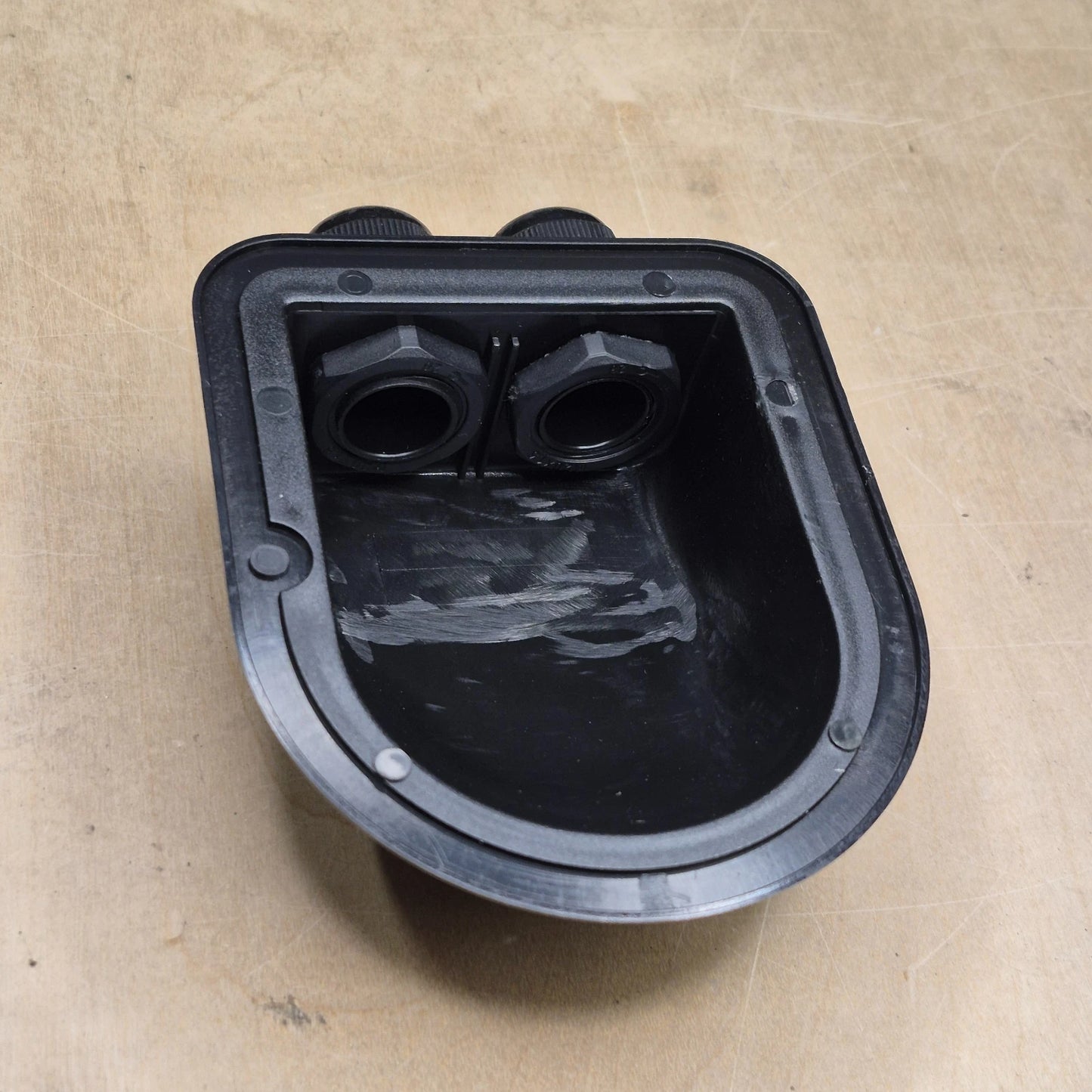 Dual-Entry ABS Solar Cable Entry Housing