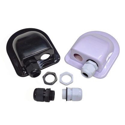 Dual-Entry ABS Solar Cable Entry Housing