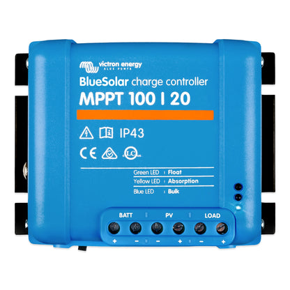 Victron BlueSolar MPPT 100/20 12V–48V Solar Charge Controller