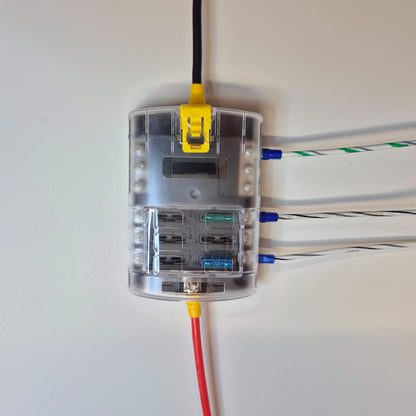 6-Circuit ATC/ATO Fuse Panel with Negative Bus
