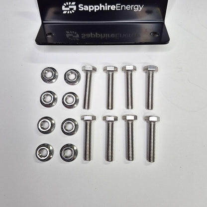 Solar Panel Mount Z-Bracket Kit BLACK