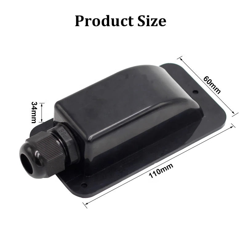 Single-Entry ABS Solar Cable Entry Housing